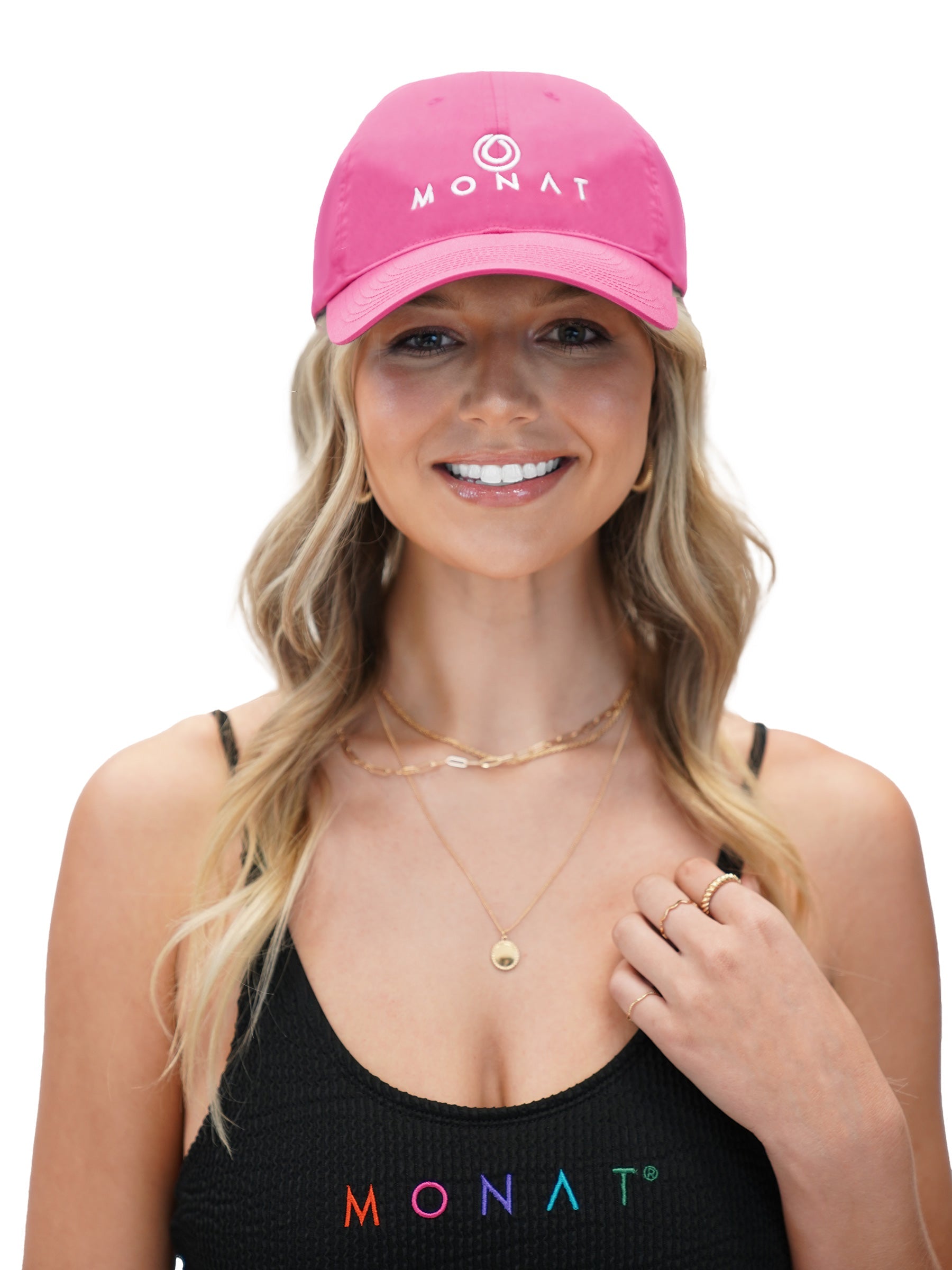 Women\'s Pink Nike Cotton OSFM Hat Cap Adjustable Heritage86 Classic 832597-808 MONAT NIKE CAP- pink - MONAT Gear main image 4