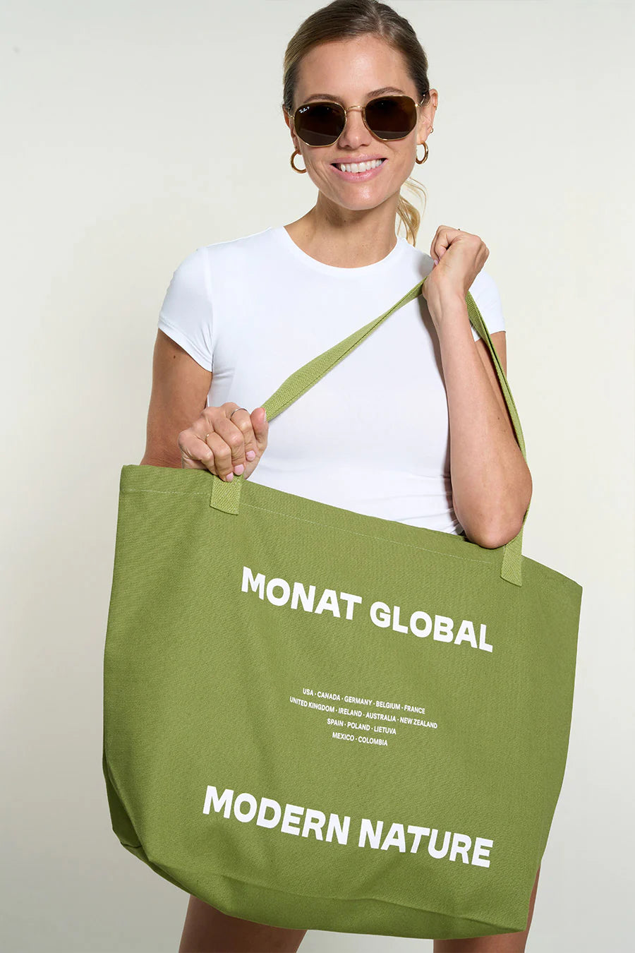 MONAT Green Tote Gift Set - 5 ITEMS
