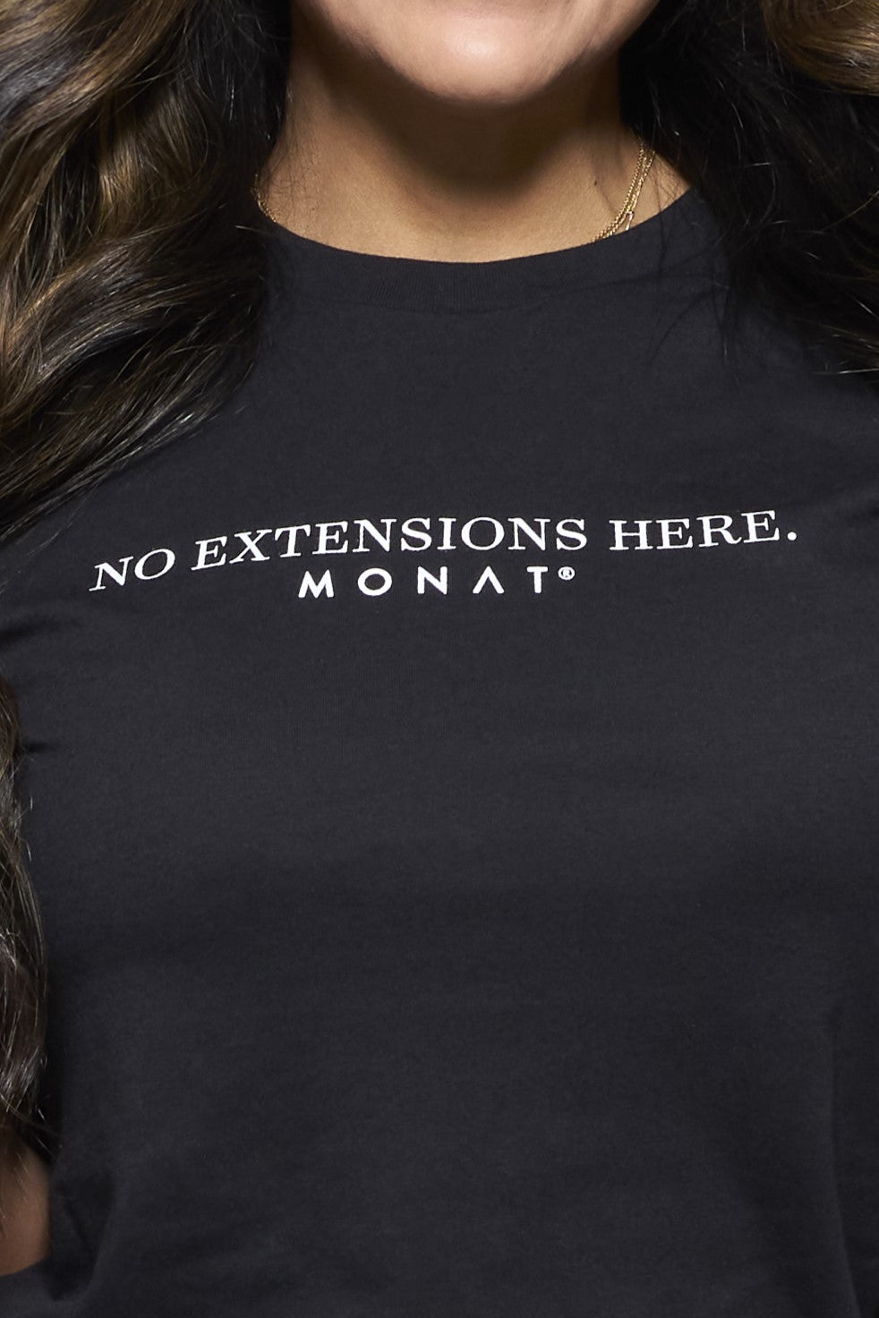 NO EXTENSIONS HERE -BLACK TEE