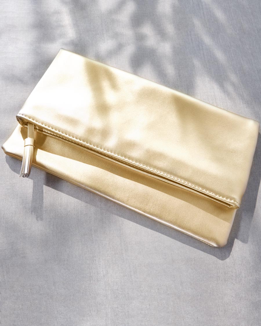 Gold Clutch - only $5 when you purchase a necklace!