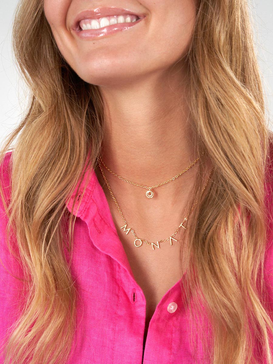 MONAT Layered 18k Gold Necklace