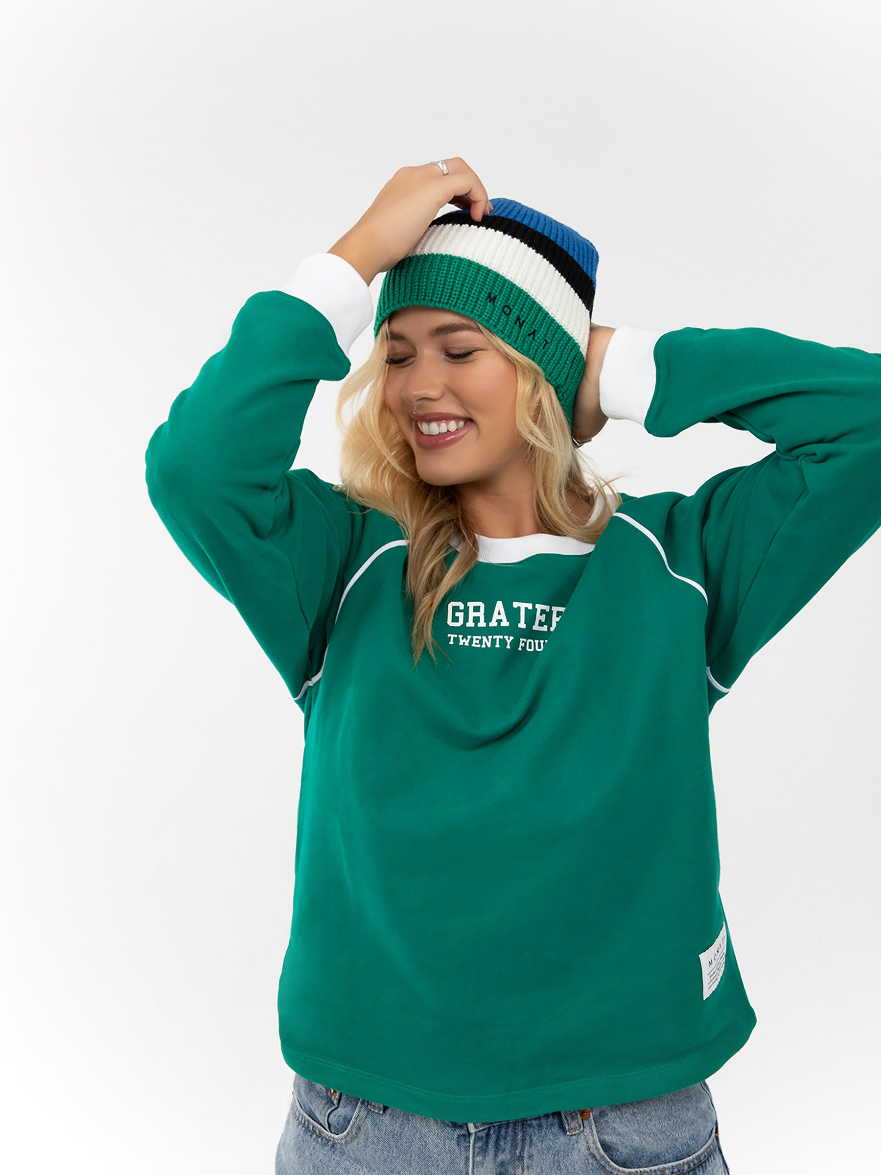 Monat Striped Beanie