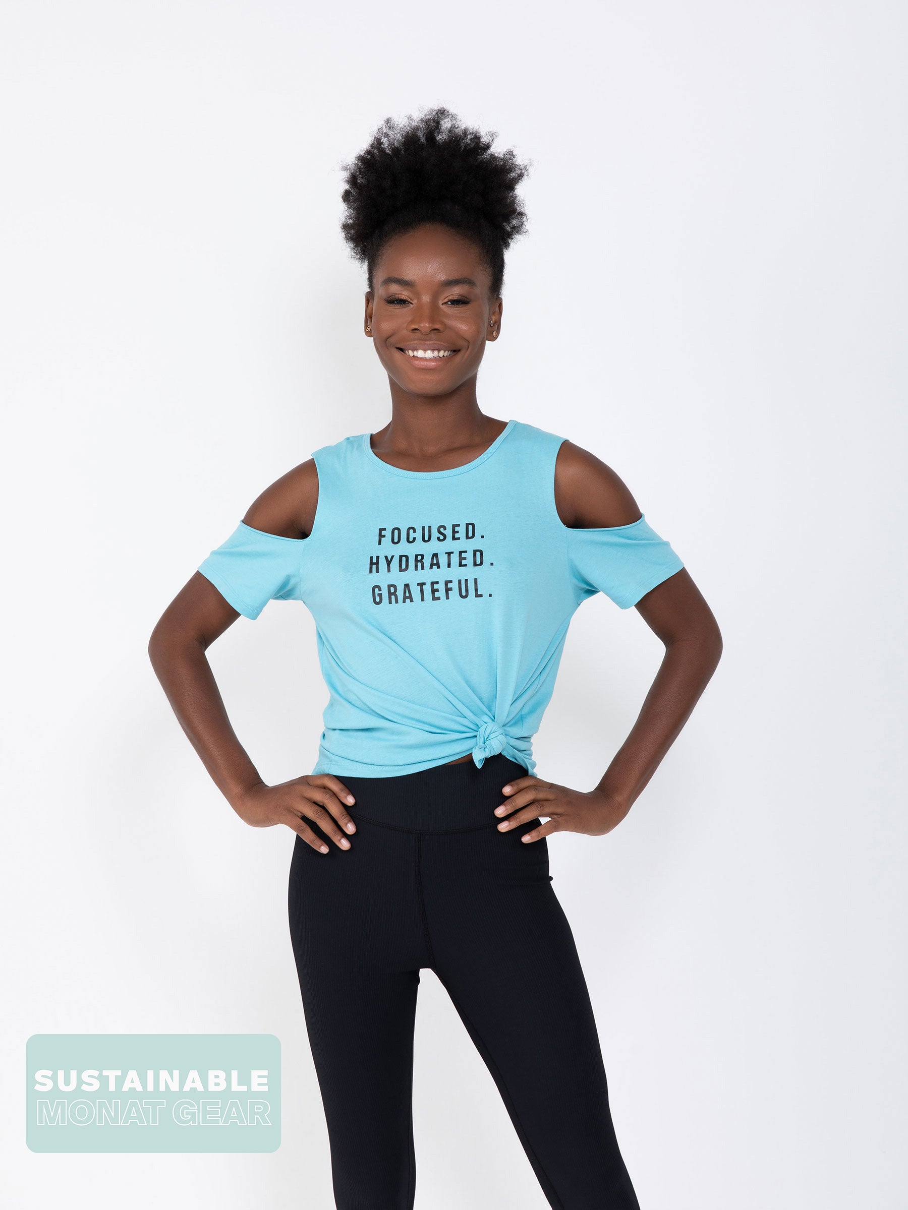 MONAT Mindset Cold Shoulder Top - Main Image
