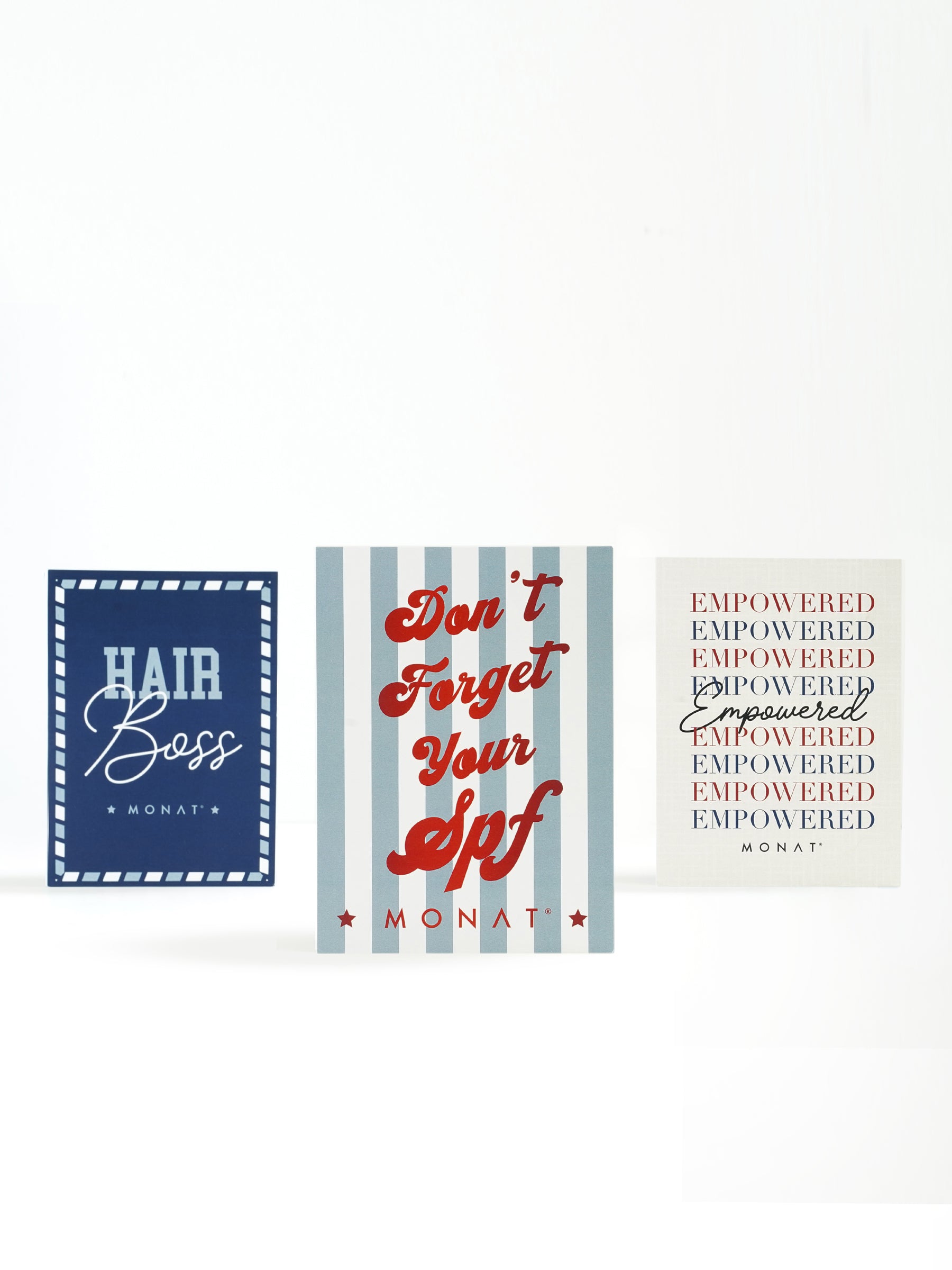 MONAT 3 PACK OF POST CARDS