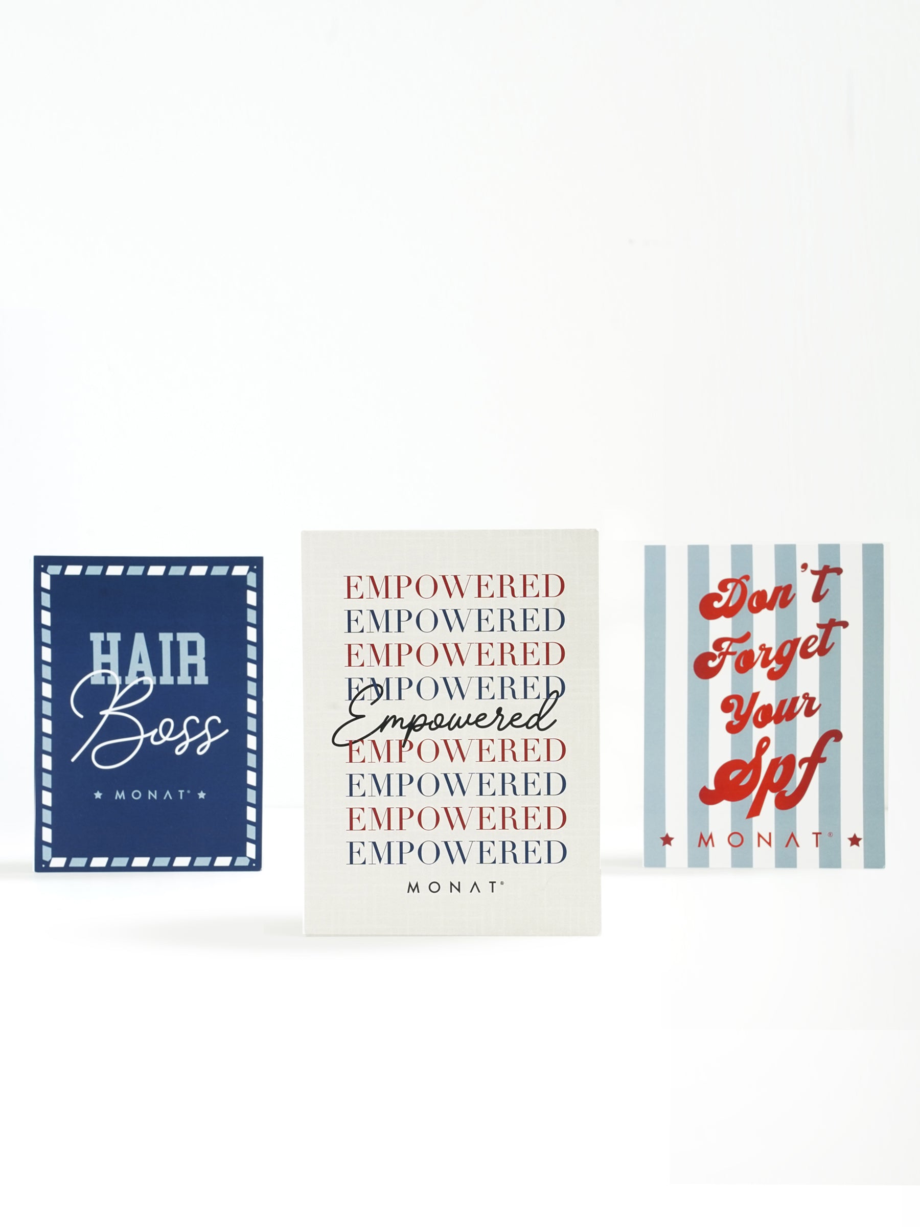 MONAT 3 PACK OF POST CARDS