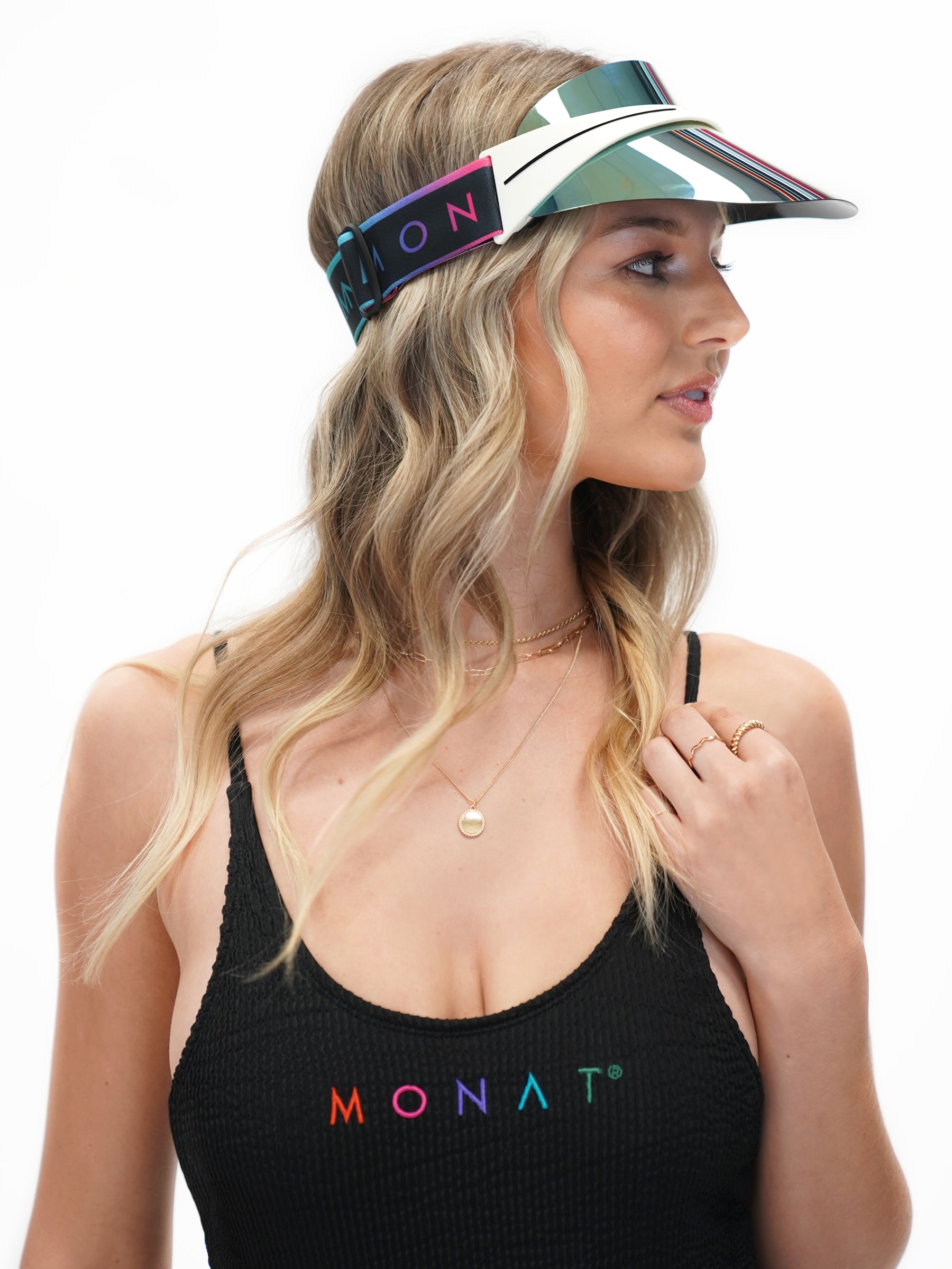 MONAT VISOR W/ UV PLASTIC PROTECTION