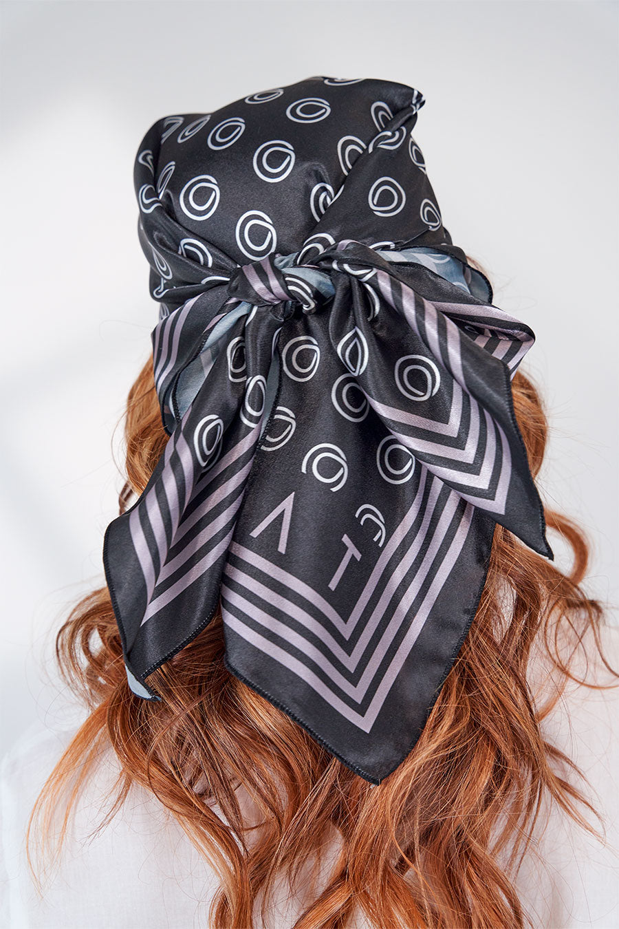 MONAT Oil Drop Head Scarf
