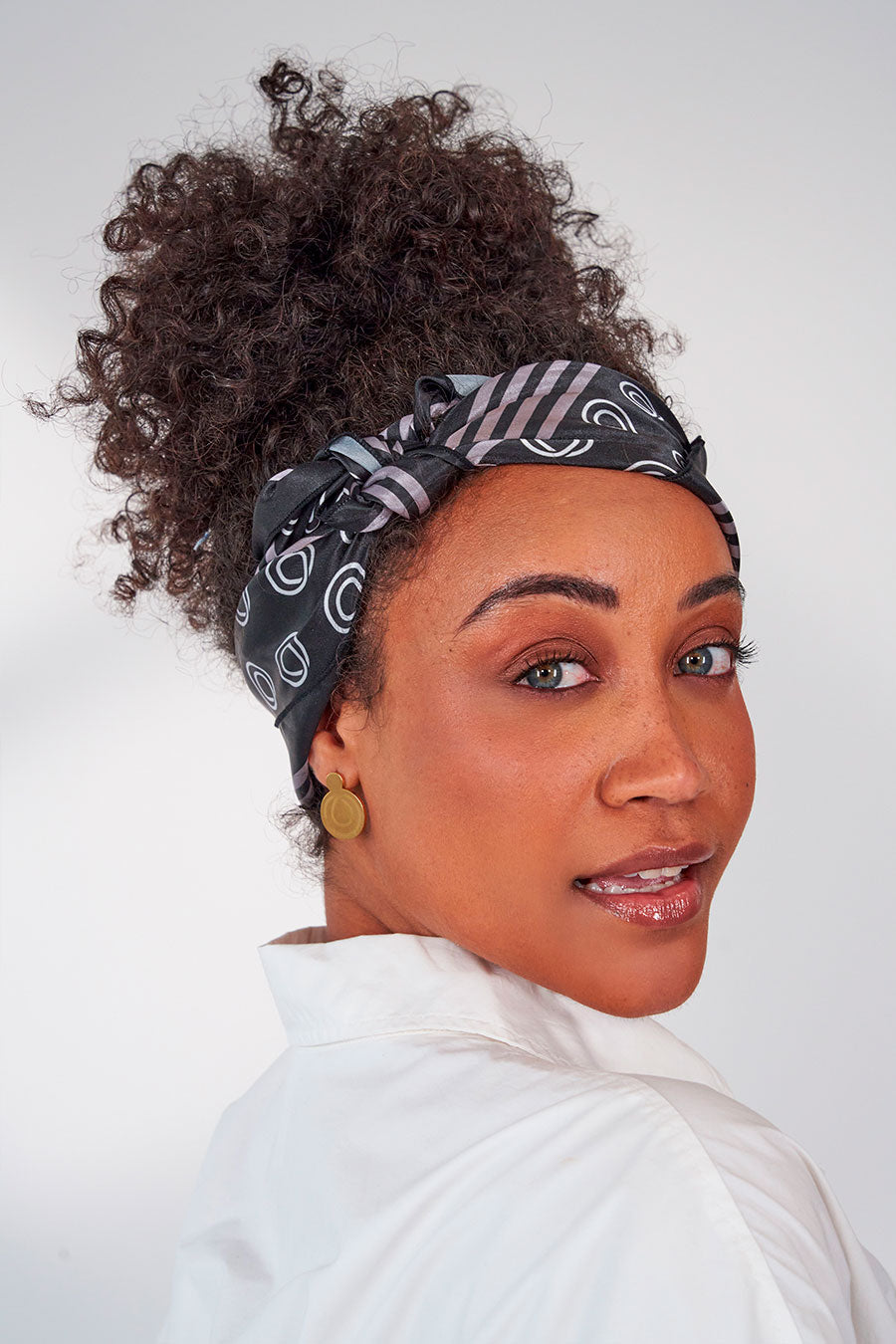 MONAT Oil Drop Head Scarf