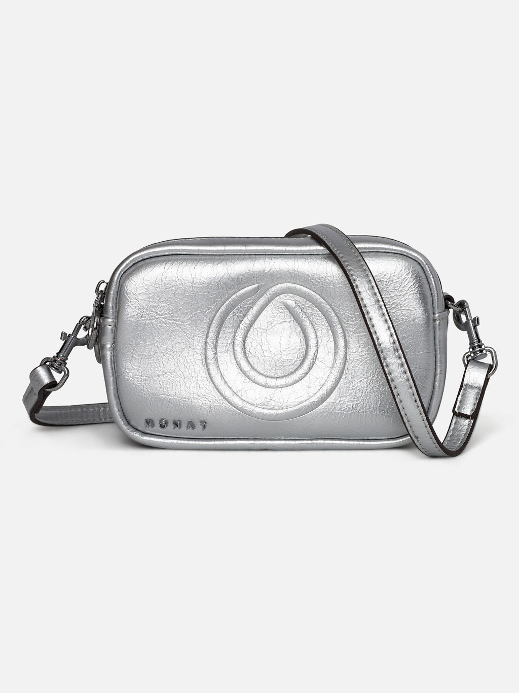 MONAT CROSS BODY BAG -Silver