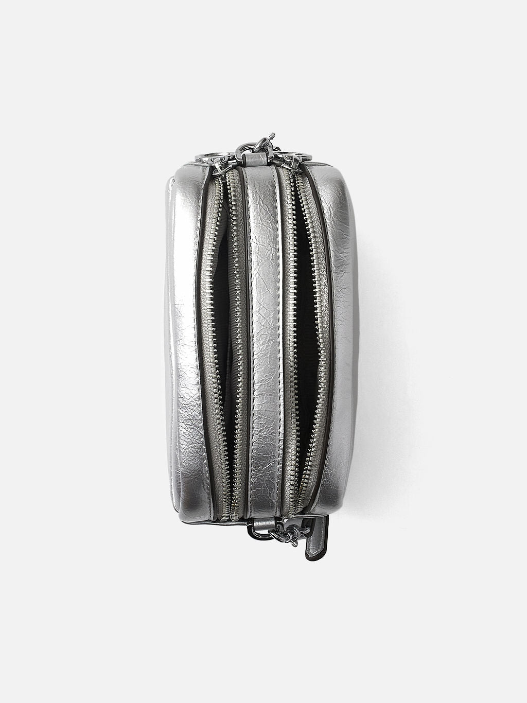 MONAT CROSS BODY BAG -Silver