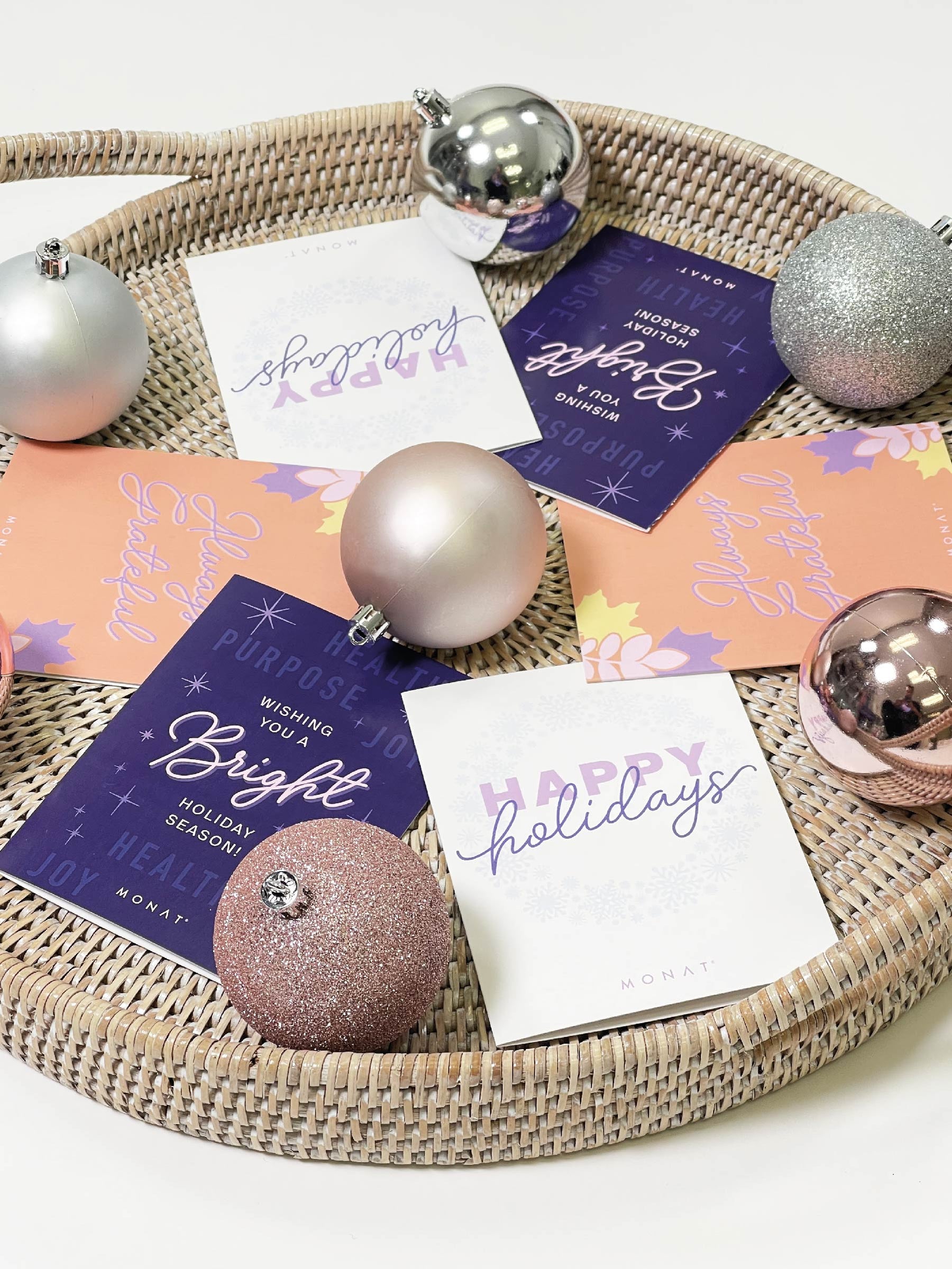 MONAT Holiday Card Set - 6 Pack