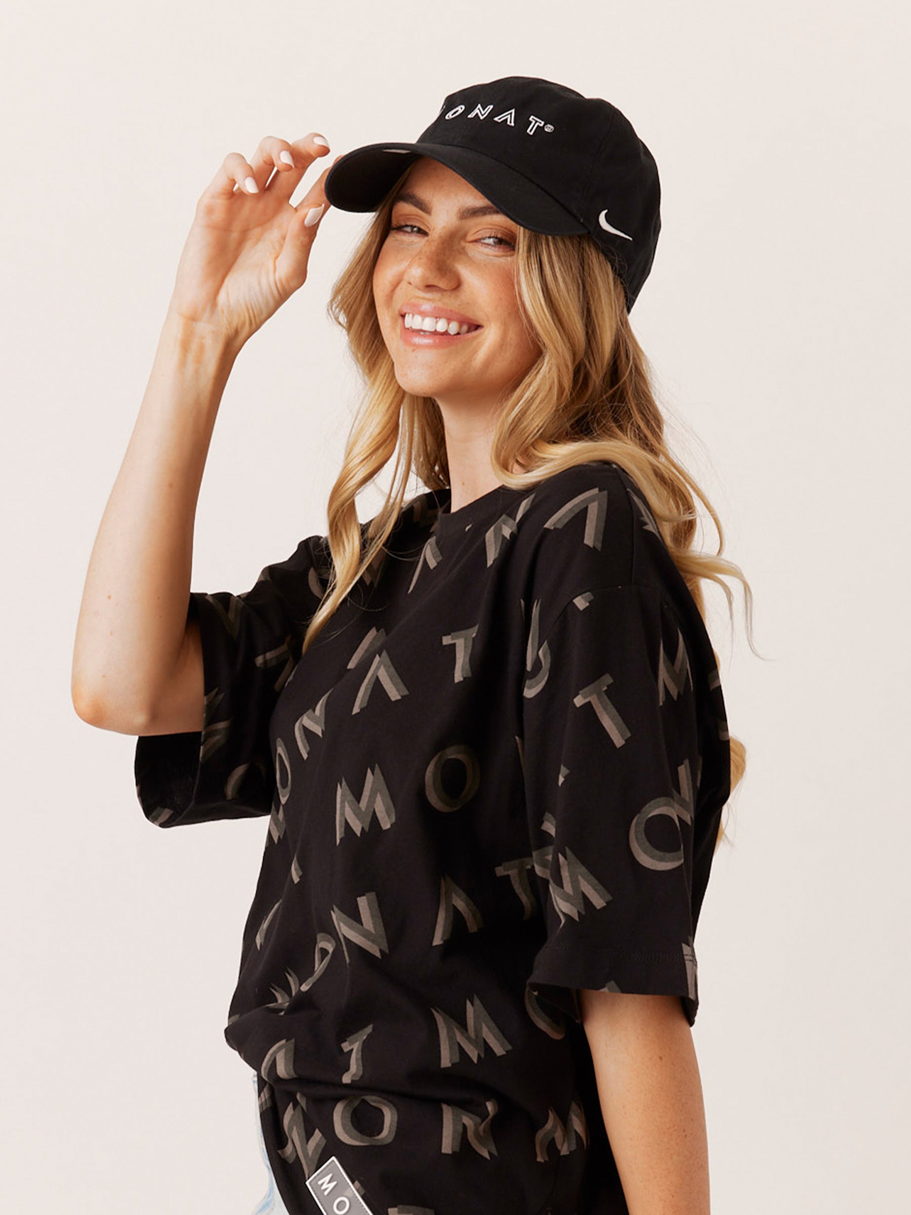 MONAT NIKE HAT - BLACK MONAT