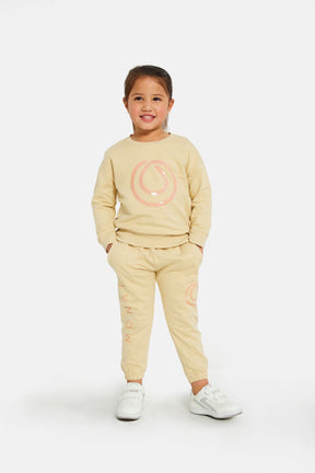 MONAT Junior Pink Sequin Crewneck Sweatshirt