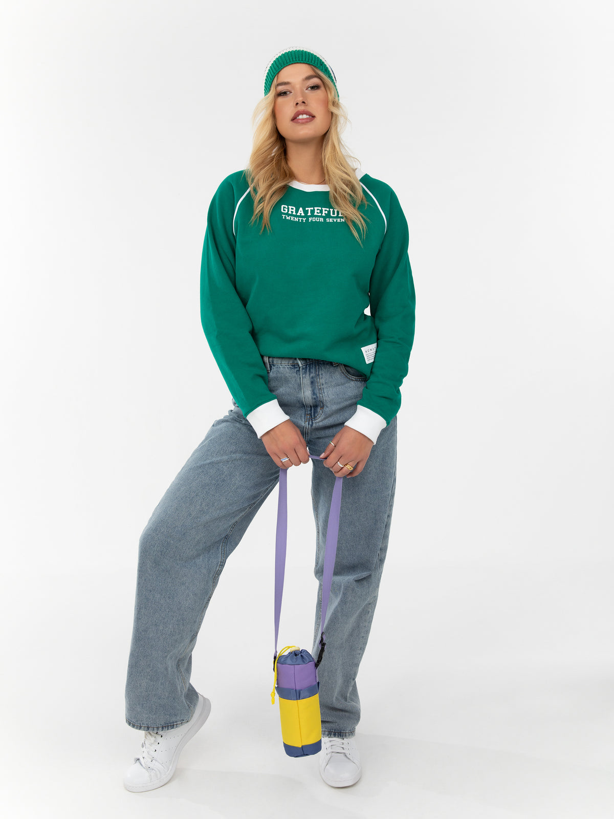 MONAT Grateful Sweatshirt- Green
