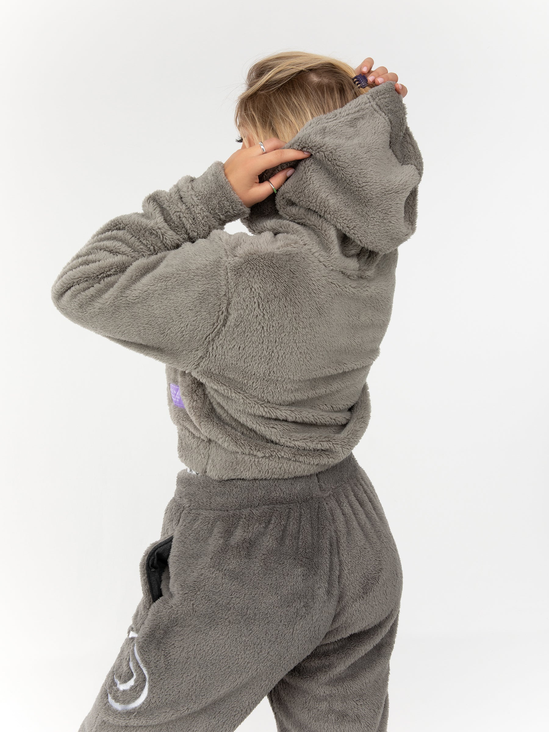 MONAT Mindset Crop Sherpa Hoodie