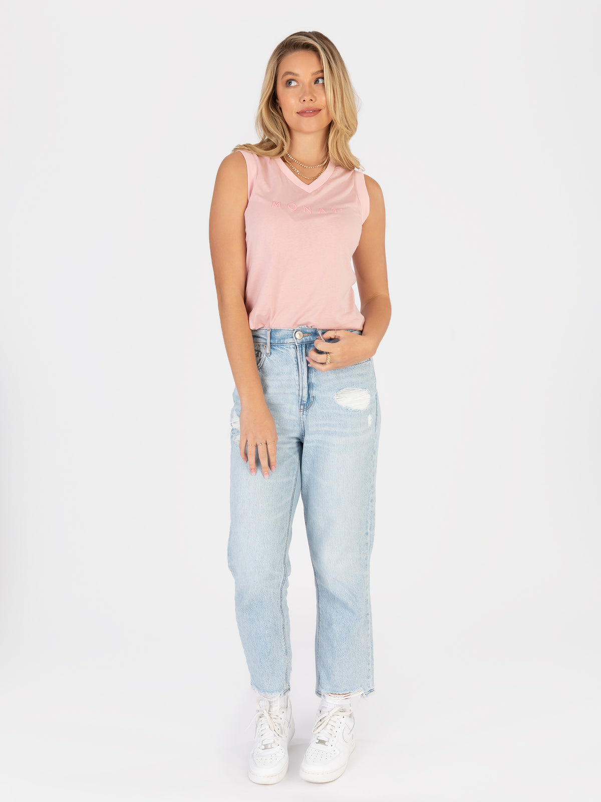MONAT Sleeveless Vneck