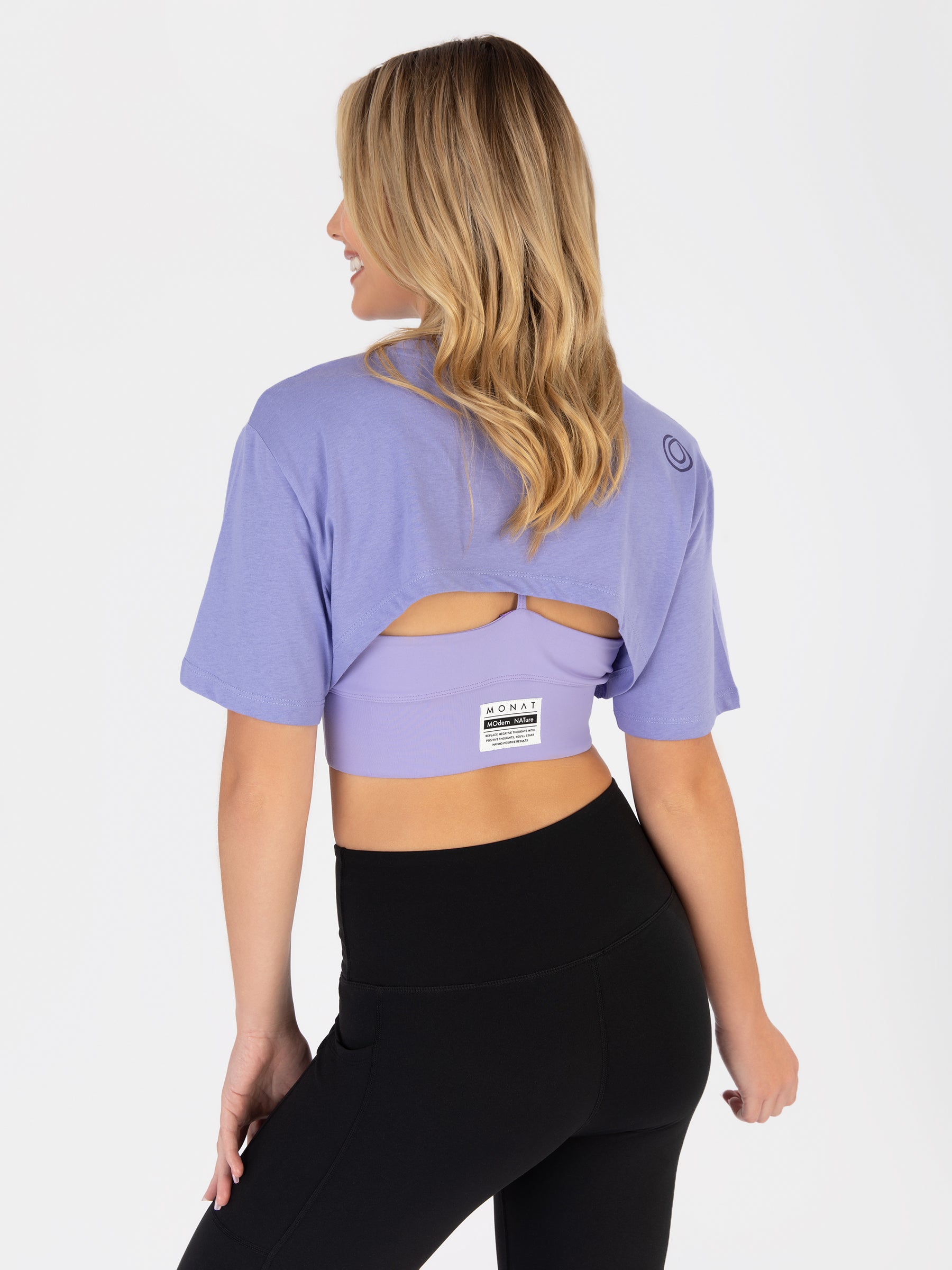 MONAT Extreme Crop Top - Purple