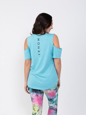 MONAT Mindset Cold Shoulder Top