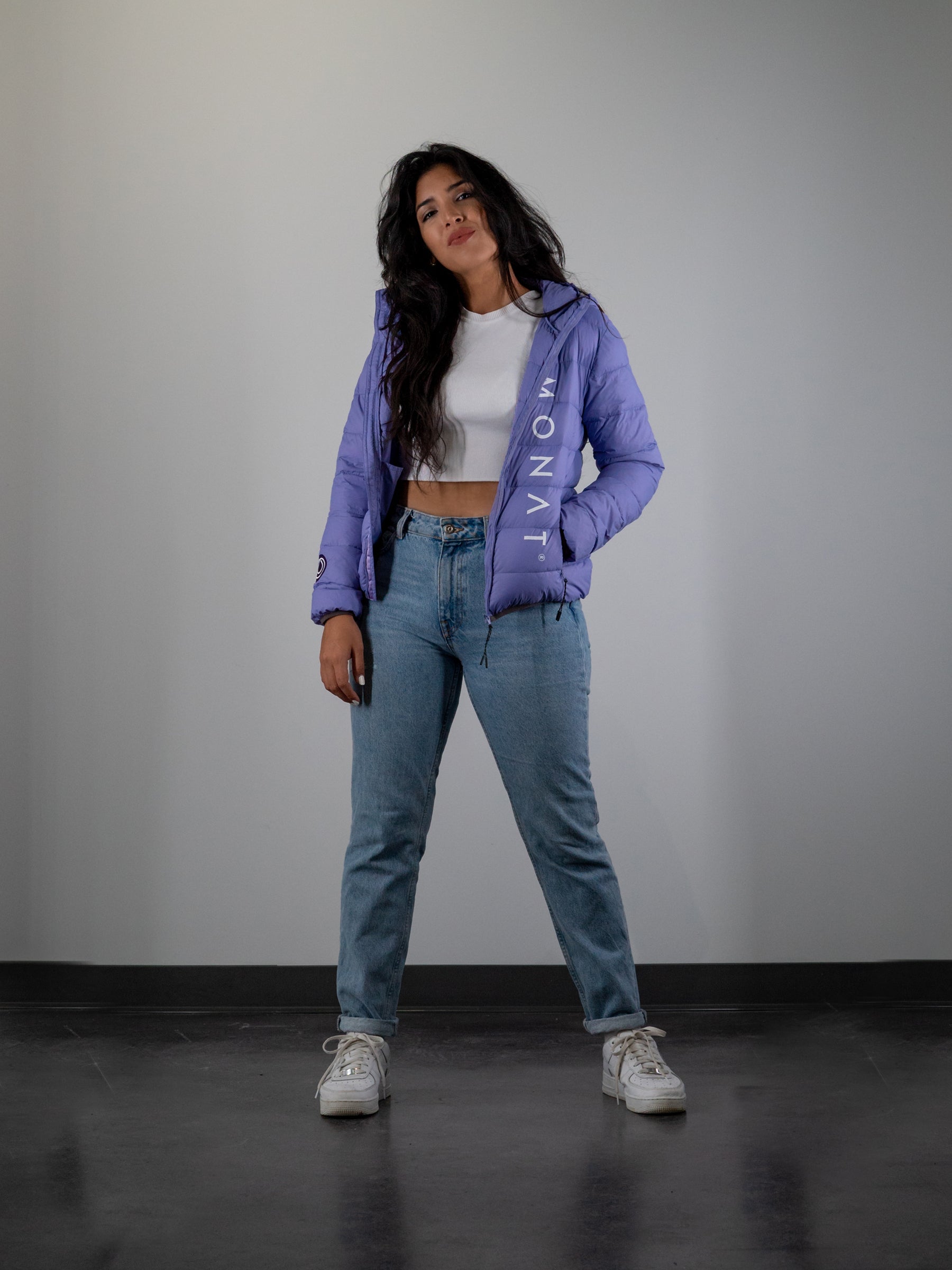 Purple Puffer Jacket