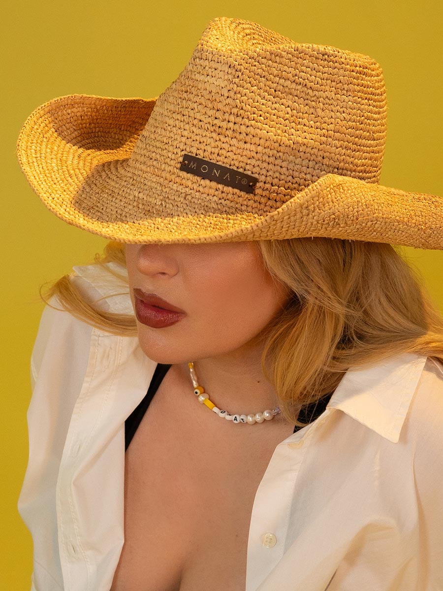 MONAT Crochet Cowboy hat