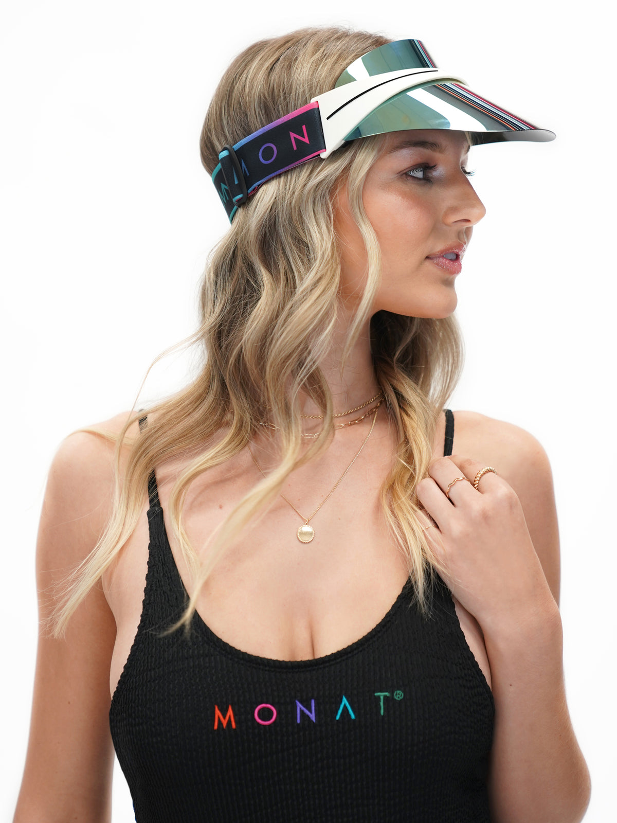 MONAT VISOR W/ UV PLASTIC  PROTECTION