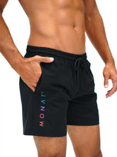 MONAT BLACK MEN'S SWIM SHORT
