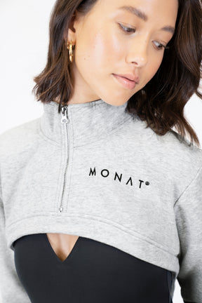 MONAT Cropped Long Sleeve Top