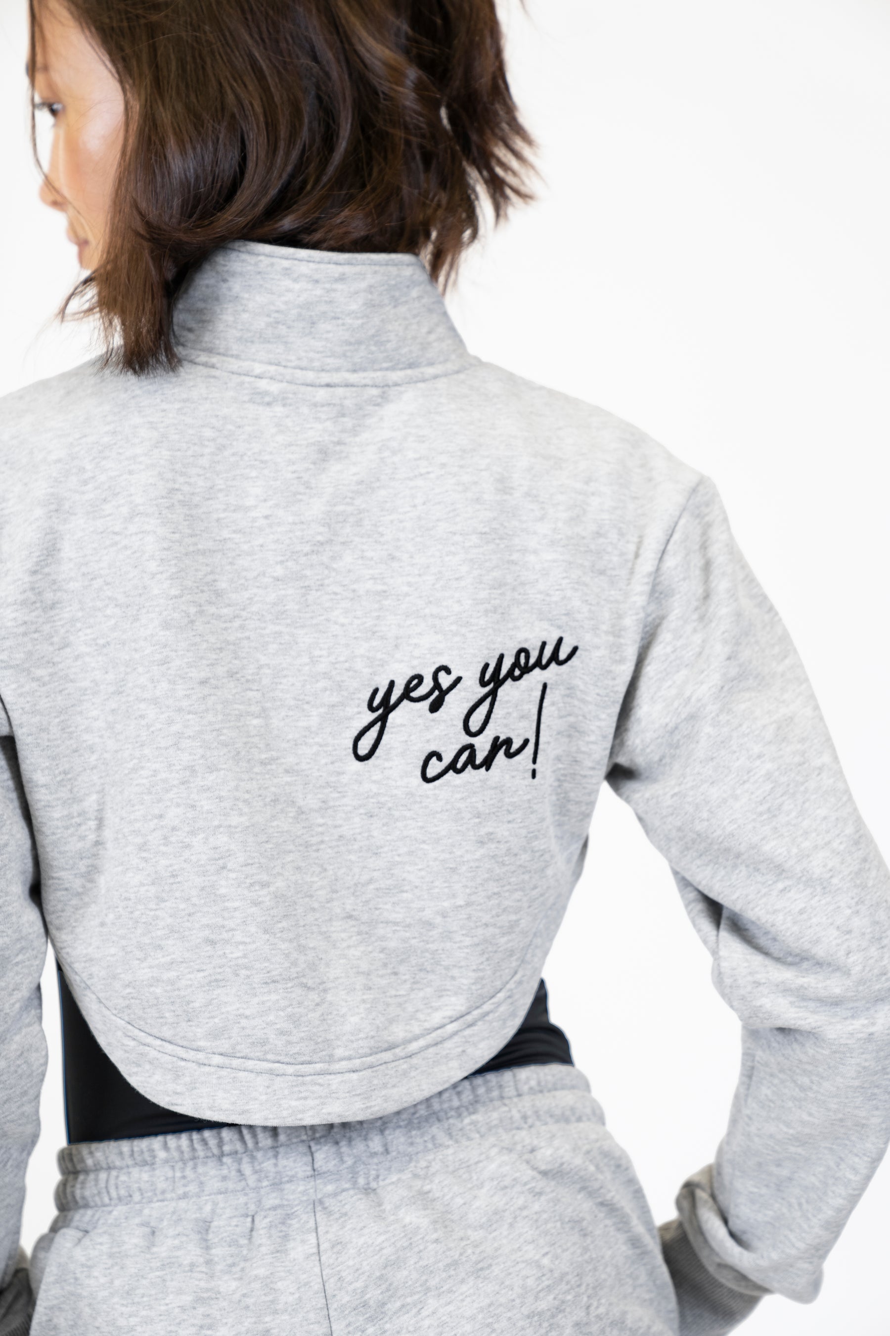 MONAT Cropped Long Sleeve Top