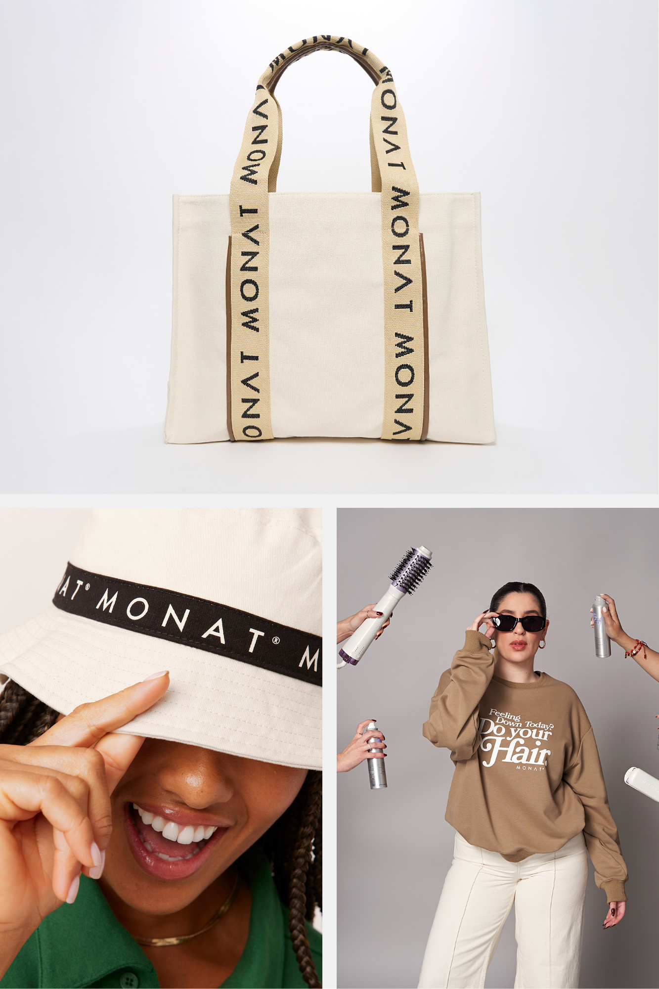 MONAT Lux Cream Tote Gift Set - 3 ITEMS