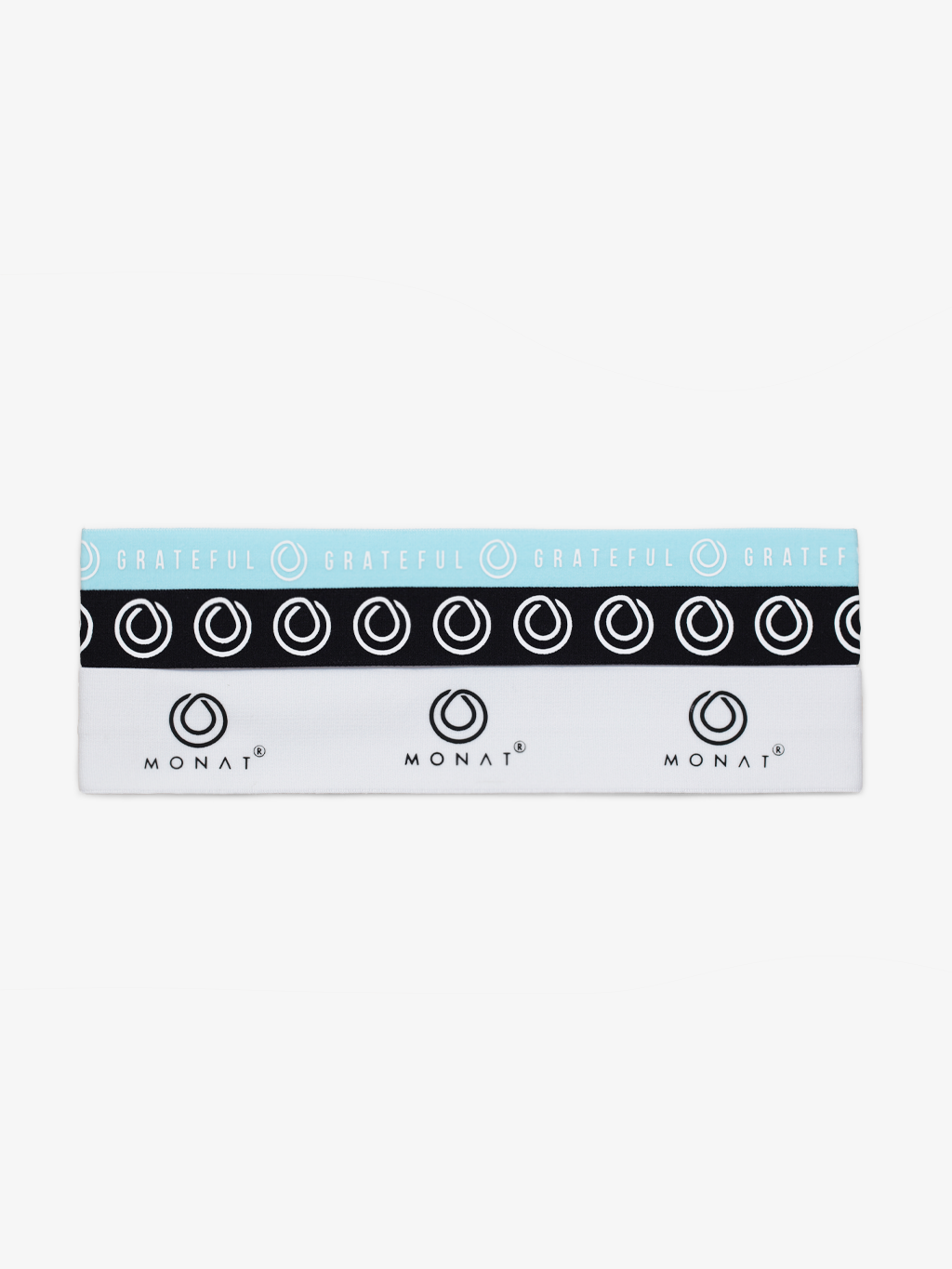 Monat Elastic Headbands- 3PK
