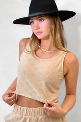 MONAT Terry Jacquard Cami Top