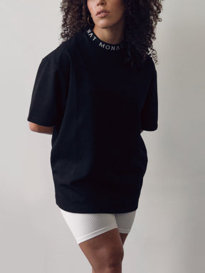 MONAT JAQUARD NECK TEE