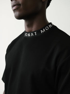 MONAT JAQUARD NECK TEE