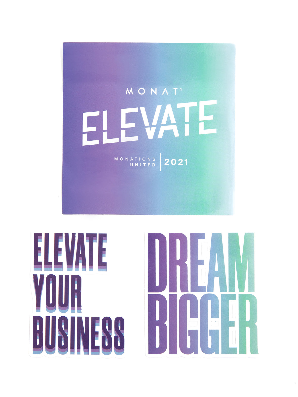 MONAT Elevate Dream Bigger Sticker - SET OF THREE