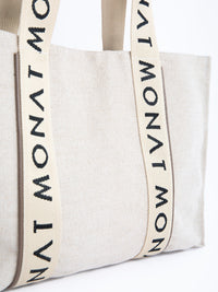 MONAT Lux Cream Tote