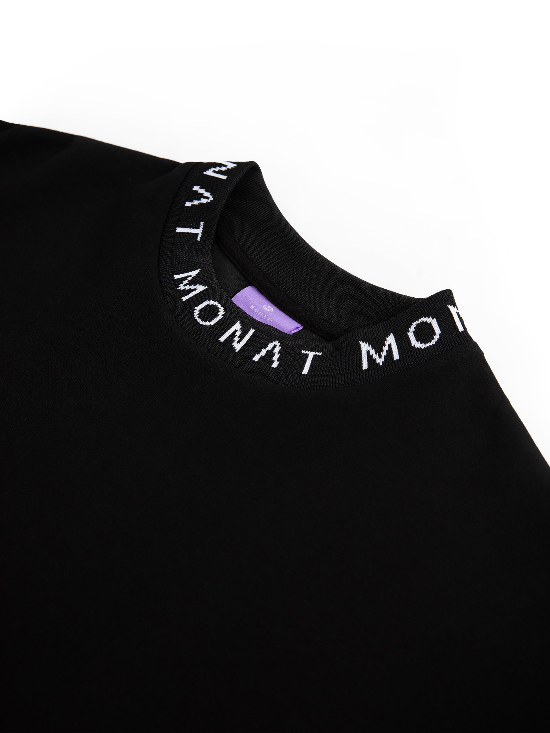 MONAT JAQUARD NECK TEE