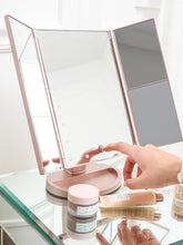 TRI-FOLD VANITY LIGHT MIRROR