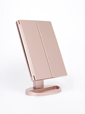 TRI-FOLD VANITY LIGHT MIRROR