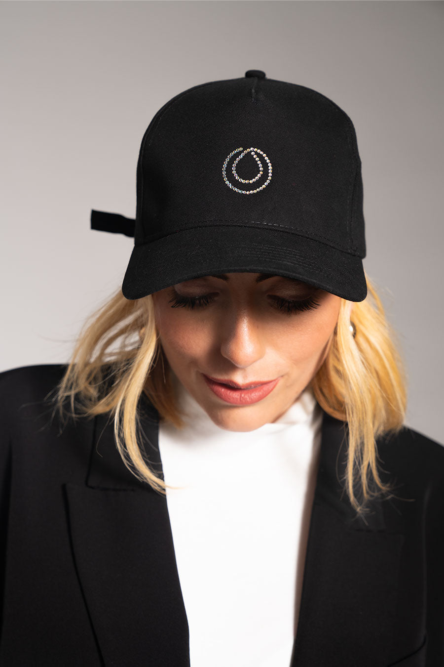 MONAT Rhinestone Oil Drop Logo Hat