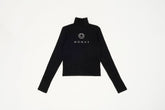 MONAT Crystal Ribbed Turtleneck
