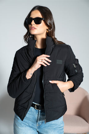 Black Bomber Jacket