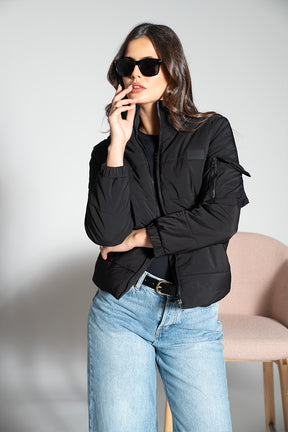 Black Bomber Jacket