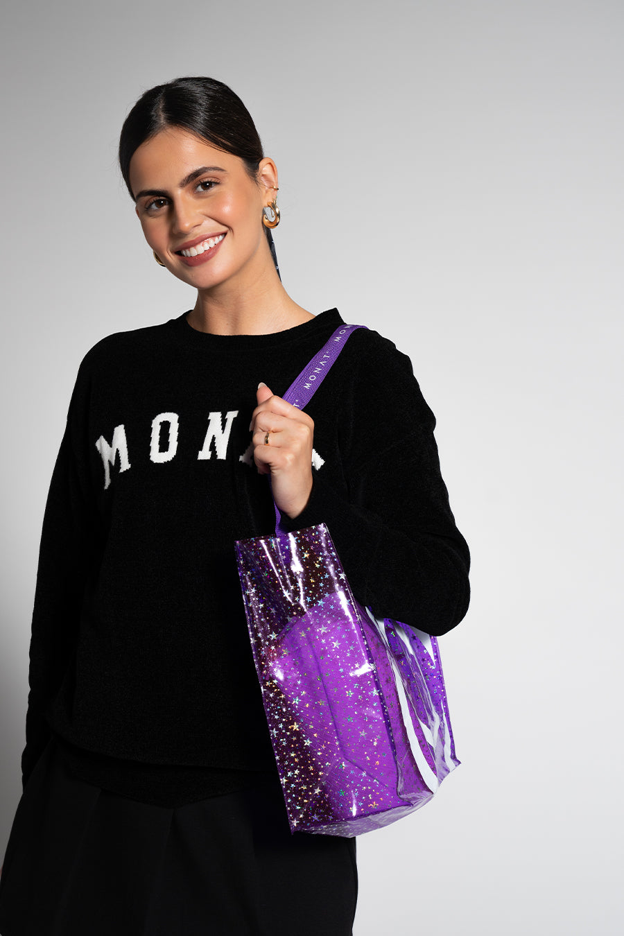 MONAT Purple Tote Bag