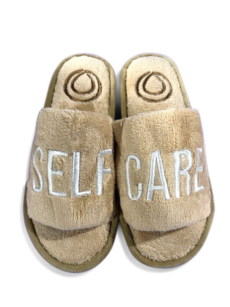 MONAT Self Care Fluffy Slippers - Neutral