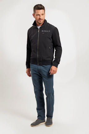 MONAT Zip Up Jacket - Black