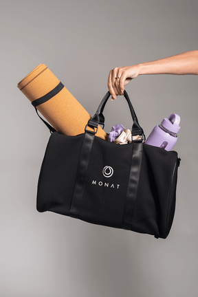 MONAT Black Duffle Bag