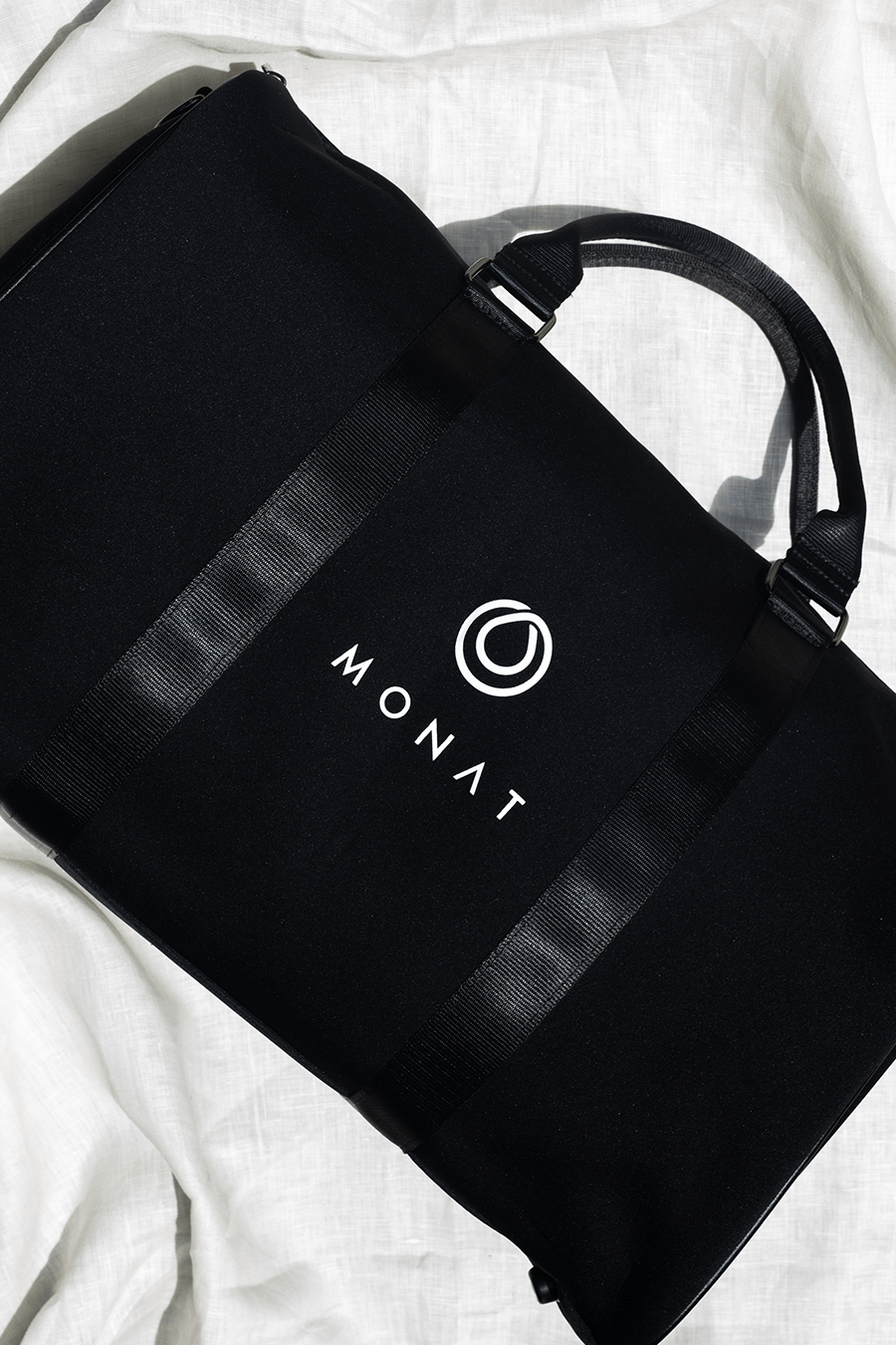 MONAT Black Duffle Bag