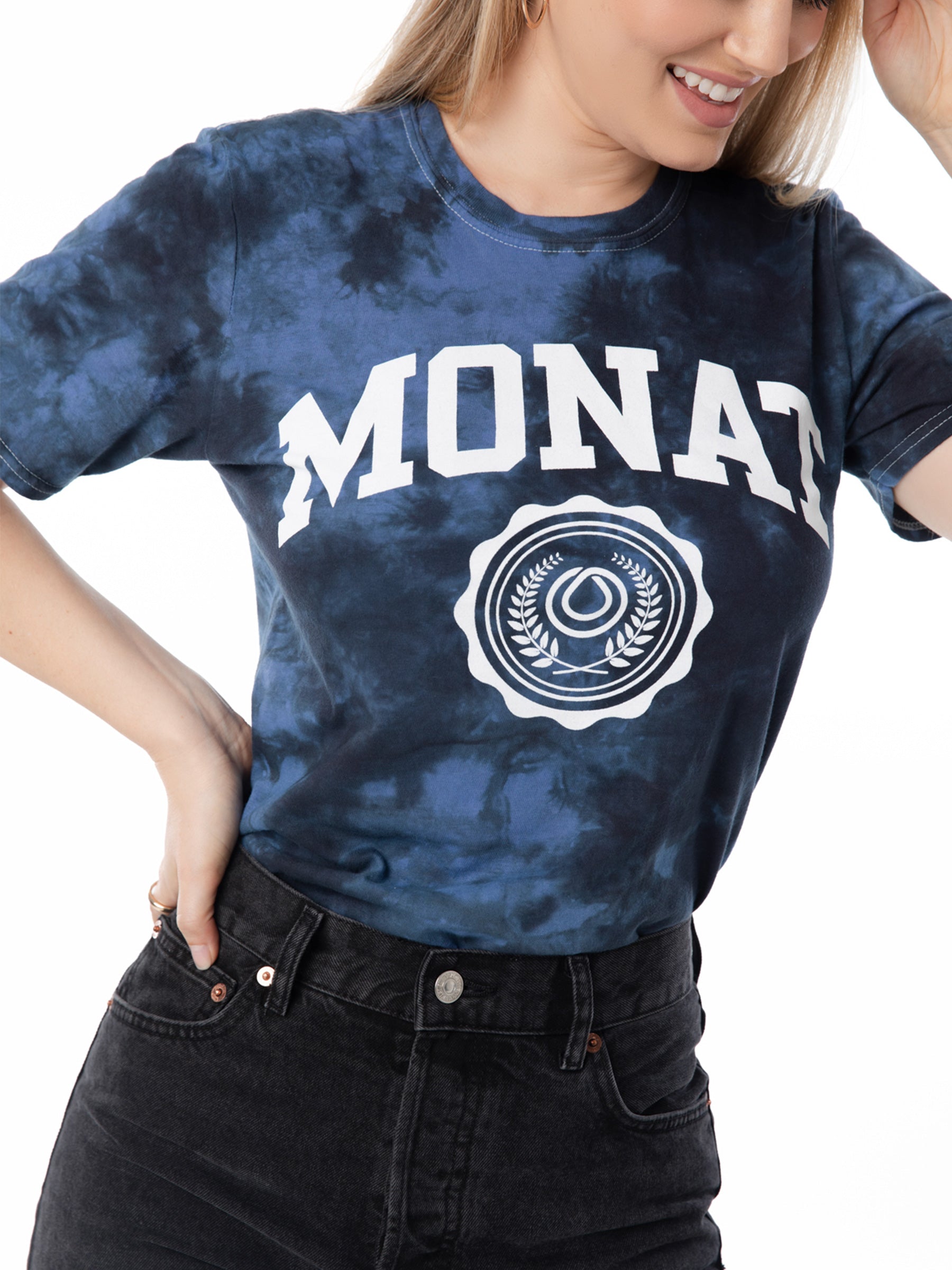MONAT Tie Dye Crest Tee