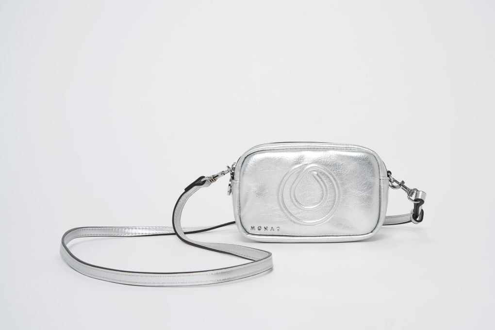 MONAT CROSS BODY BAG -Silver