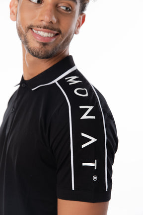 MONAT MENS BLACK POLO